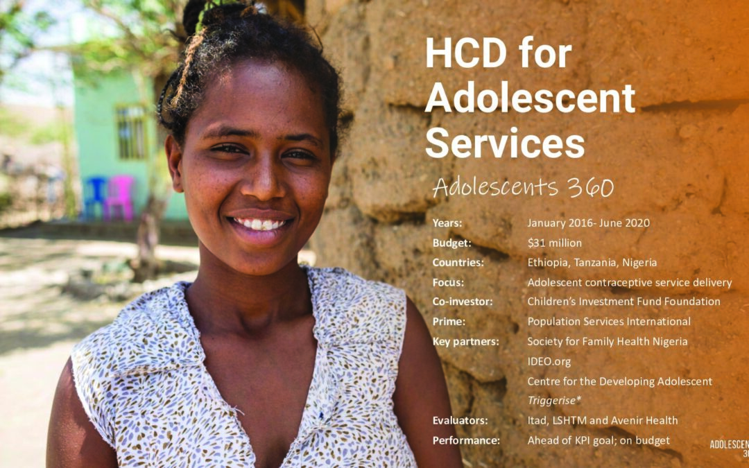 HCD for adolescent services