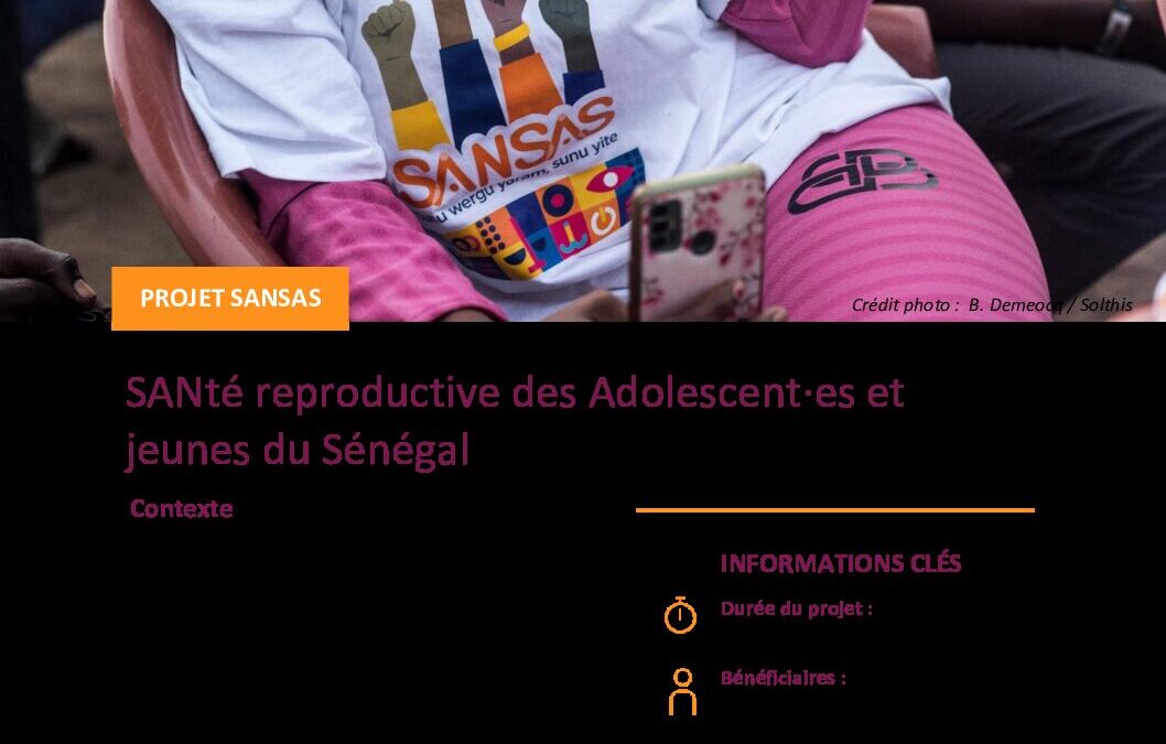 SANté reproductive des Adolescent·es et jeunes du Sénégal