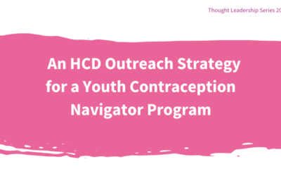 An HCD Outreach Strategy for a Youth Contraception Navigator Program
