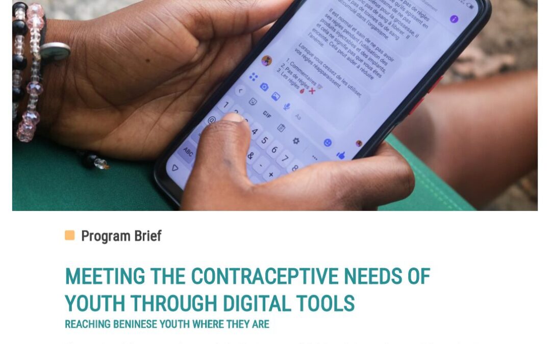 Meeting The Contraceptive Needs Of Youth Through Digital Tools