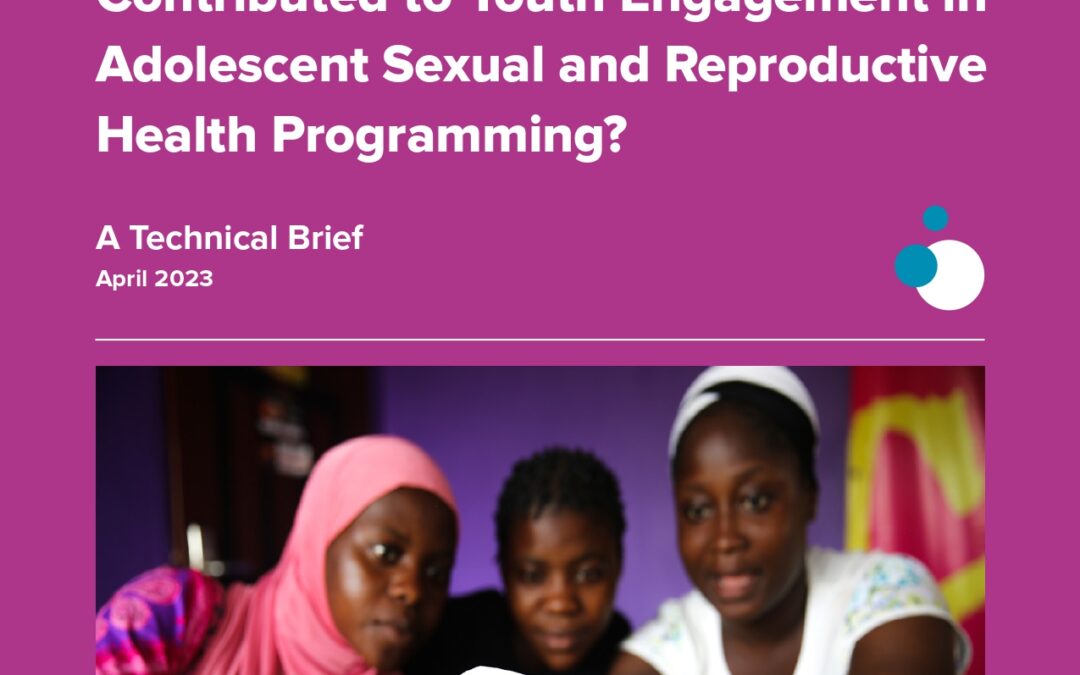 How has Human-Centered Design Contributed to Youth Engagement in Adolescent Sexual and Reproductive Health Programming?