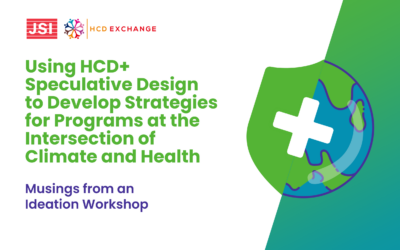 Using HCD+Speculative Design to Develop Strategies for Programs at the Intersection of Climate and Health